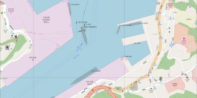 מפה של נמל keelung