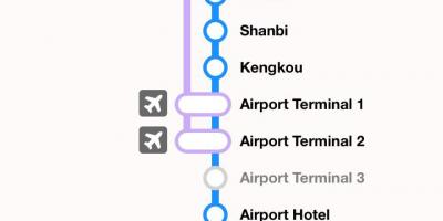 טייפה mrt המפה airport taoyuan