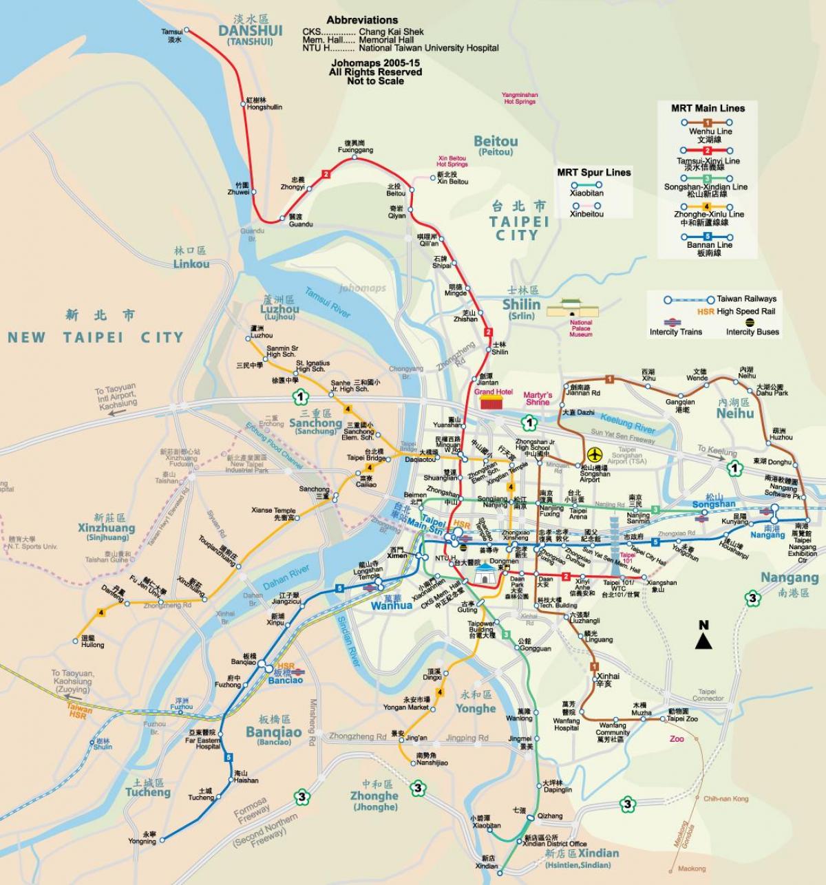 מפה של danshui